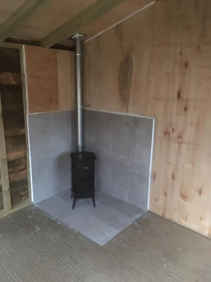 Log Burner installed