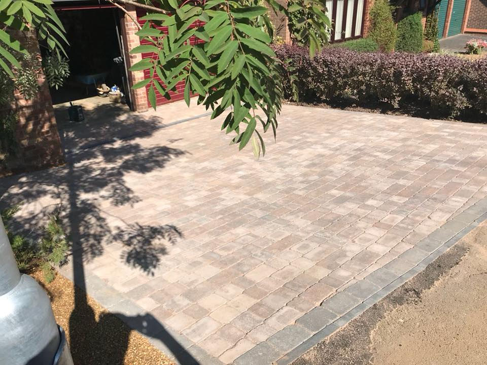 Sorry no during photos but here it is completed
