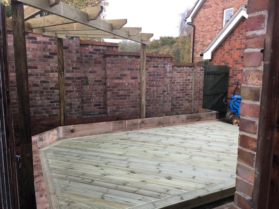 Deck with Pergola