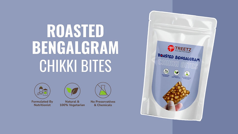 yaTREETZ Roasted Bengal Gram Chikki