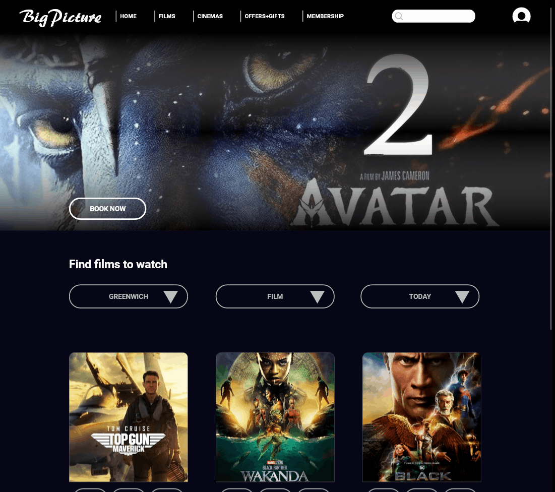 BigPicture High Fidelity Desktop Protype.gif