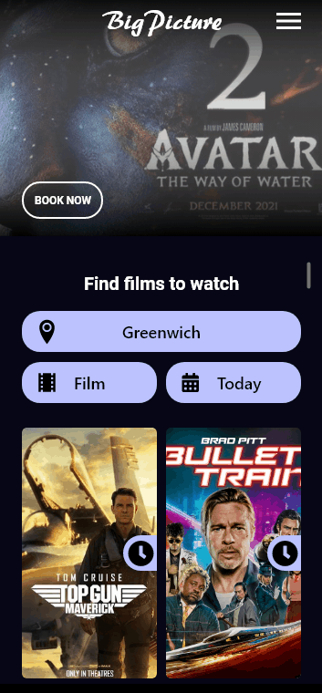 BigPicture High Fidelity Mobile Protype.gif