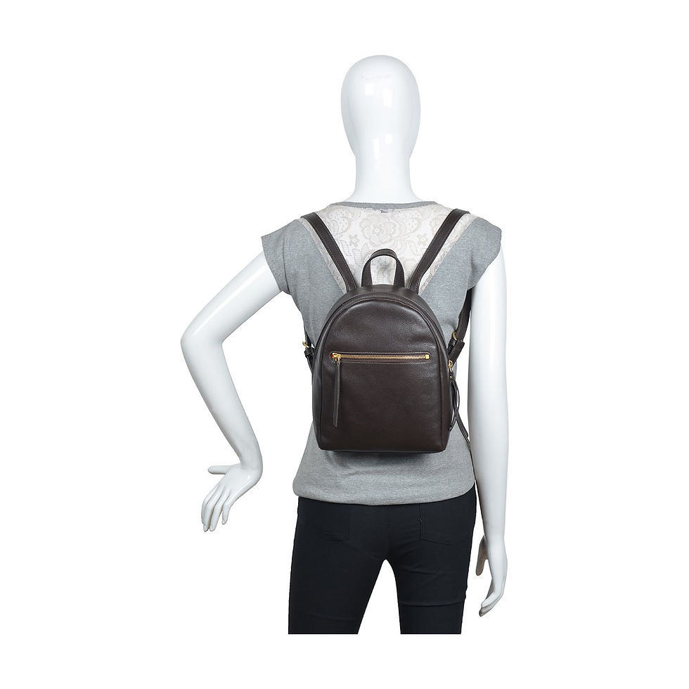 Thumbnail: Kiwi Small Leather Backpack