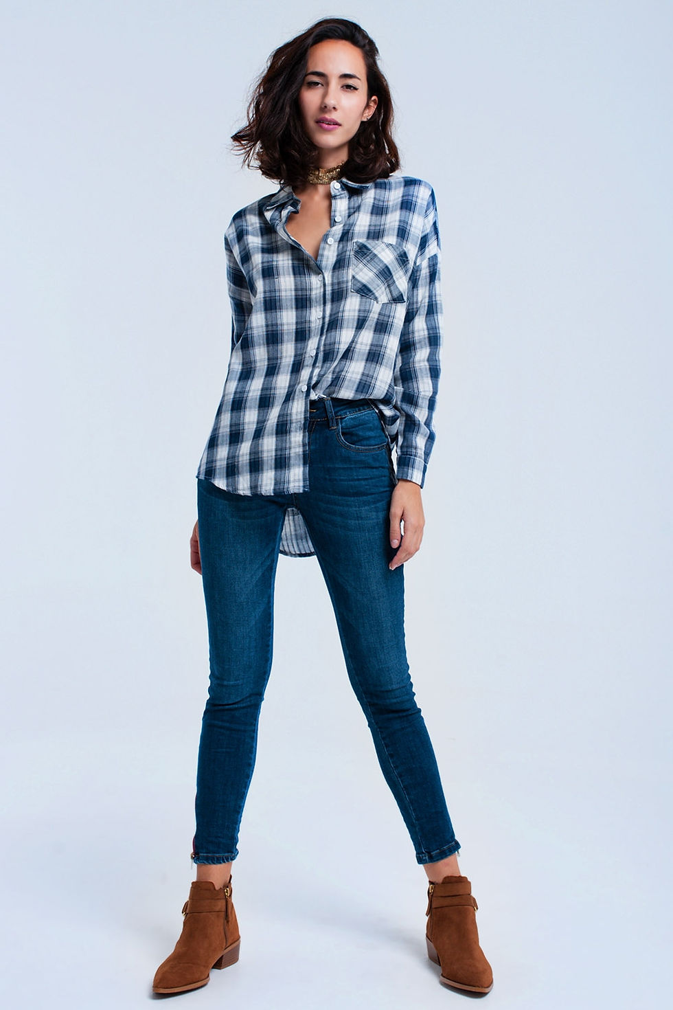 Thumbnail: Skinny Jeans With Zipper