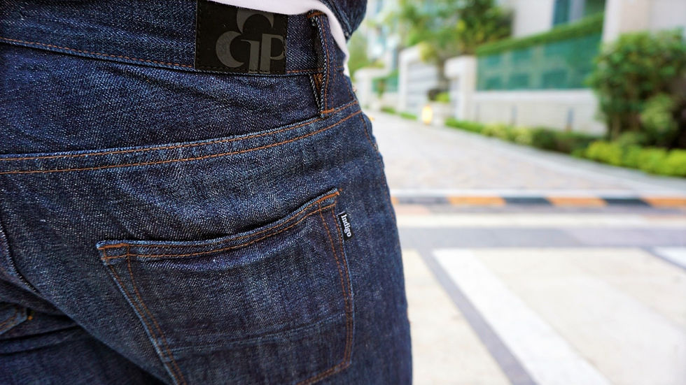 Thumbnail: Selvage Dark Blue Jeans