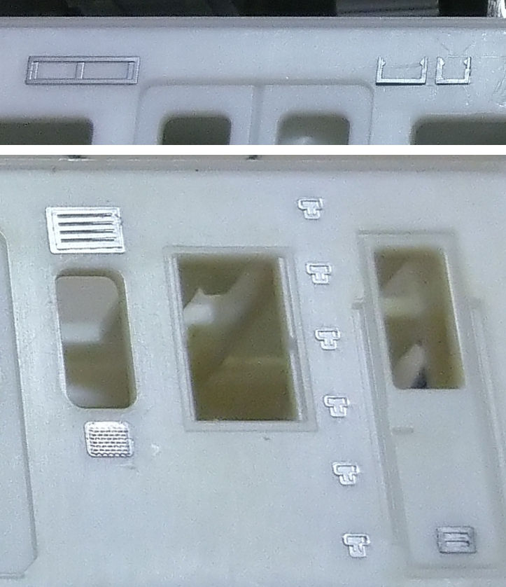 サムネイル： [KLP002～] 汎用パーツ集＜行先関連＞シリーズモールド表現用 【メタルインレット〈銀〉約6両分