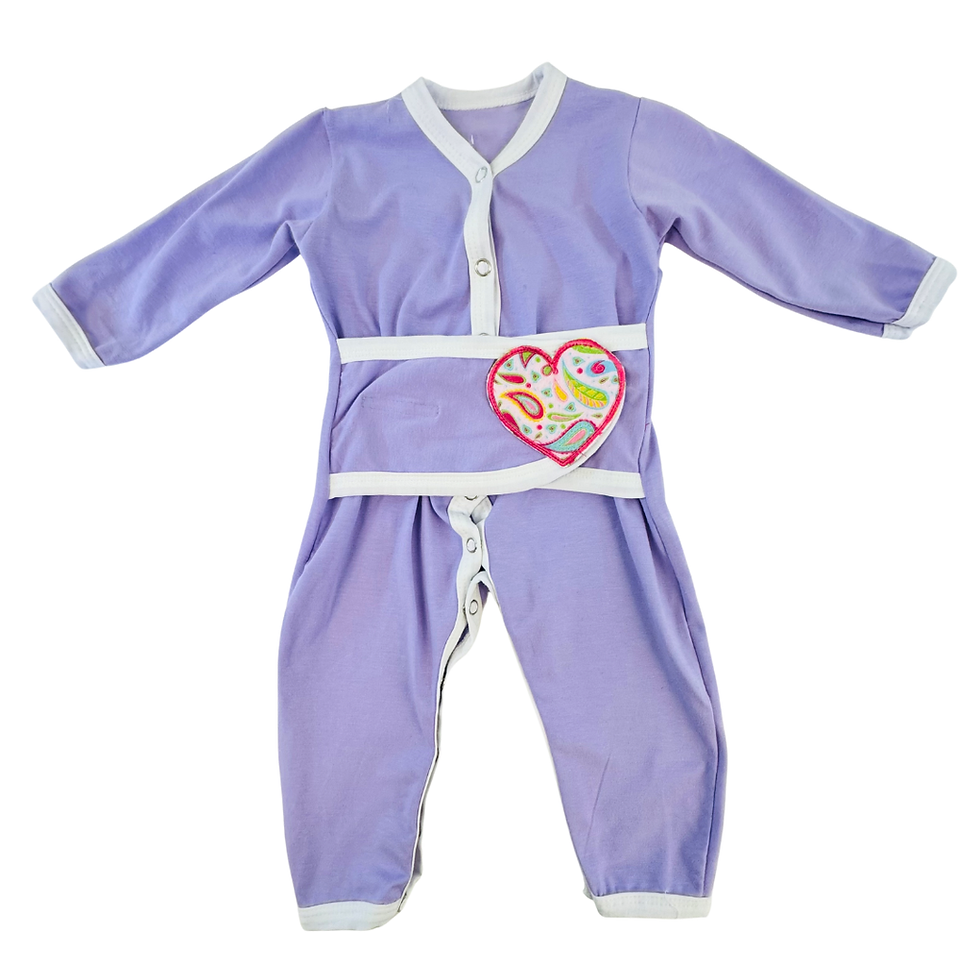 Thumbnail: Organic Q-Tee Snuggle, G-Tube and Medical Accessible Long Sleeve and Pants