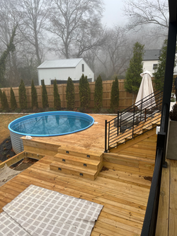 3 Tier Deck/ above ground pool 2025