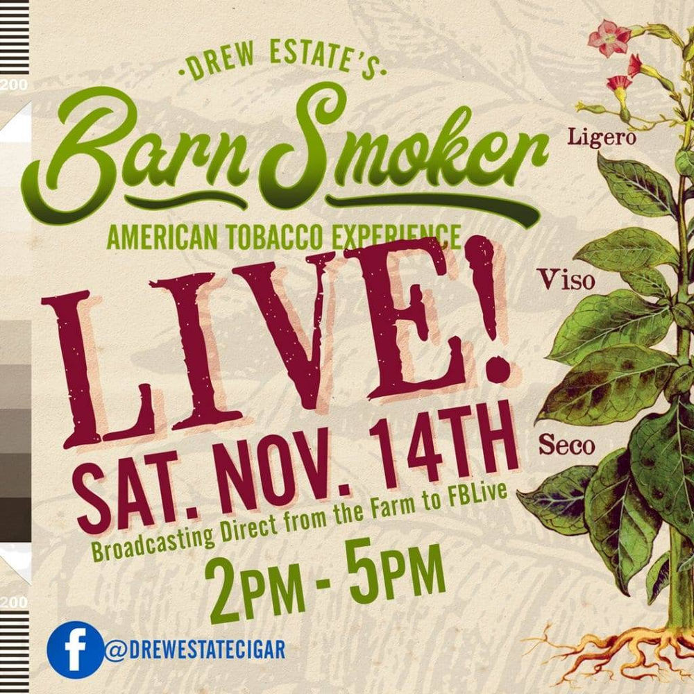 Drew Estate Announces the Barn Smoker LIVE November 14th
