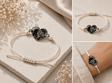 Bracelet personnalisé avec photo gravée