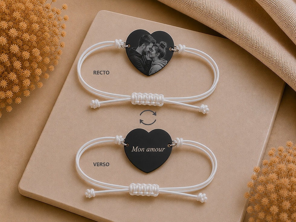 Miniature : Bracelet cœur "recto/verso"