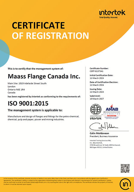 Iso 9001 Certification