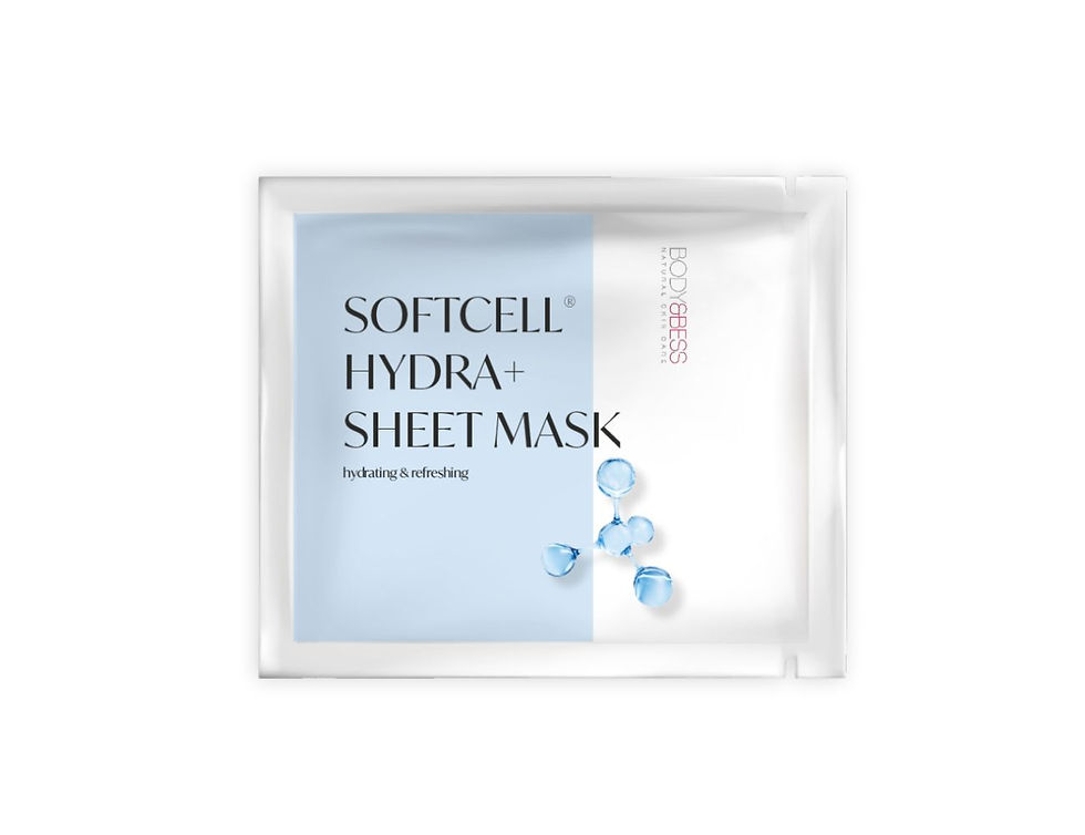 2x Softcell Hydra+ Sheet Mask (Hydratatie)