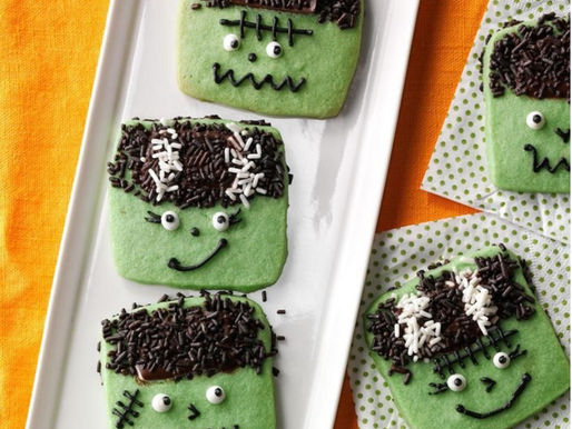 Frankenstein cookies