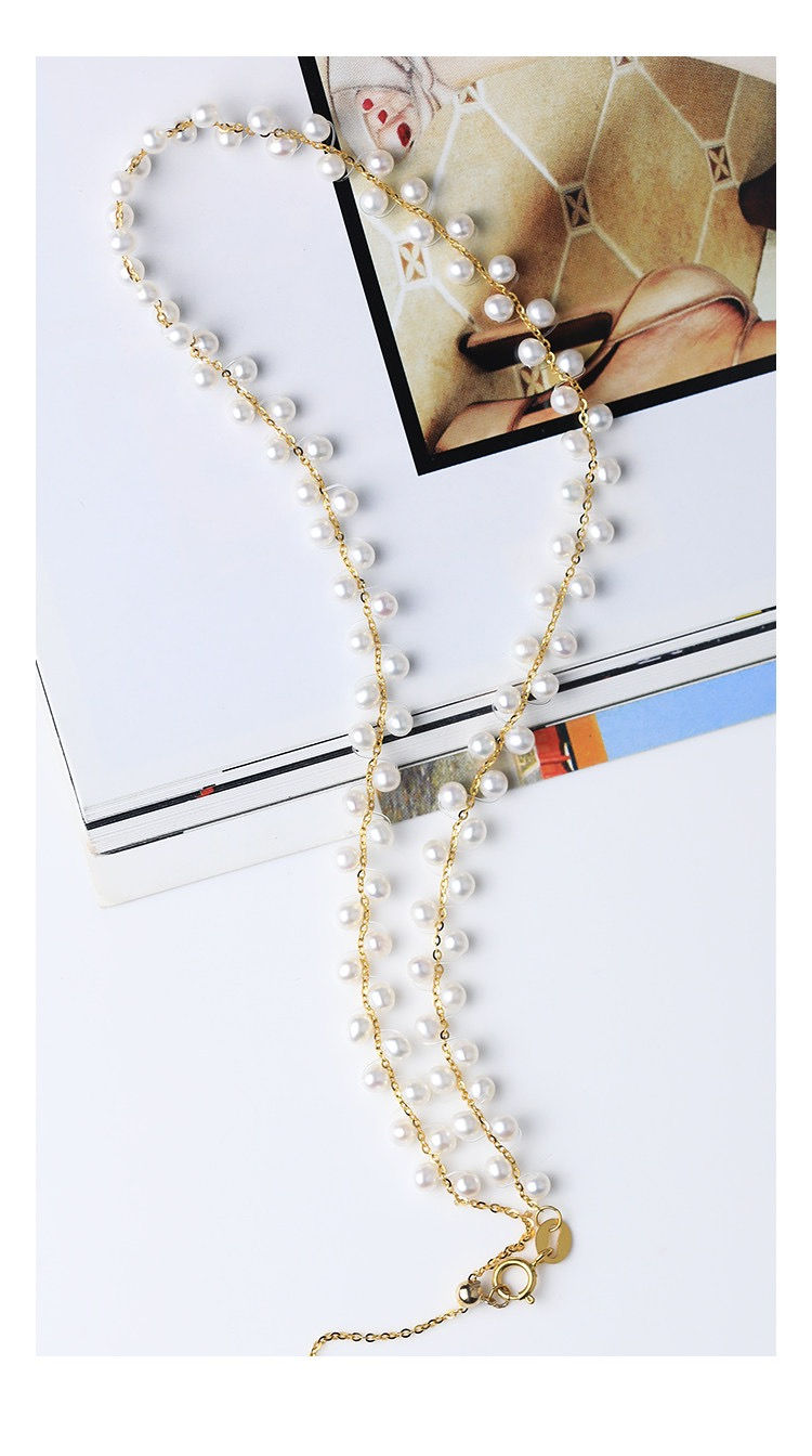 Thumbnail: Airy 2-way Fresh Water Pearl Choker Necklace
