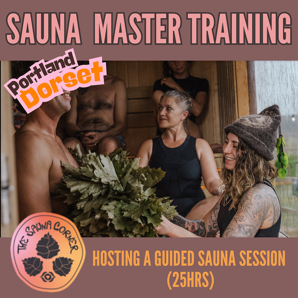 Dorset: Sauna Master Training - Tier 1: Hosting a guided sauna session (25hrs) (1)