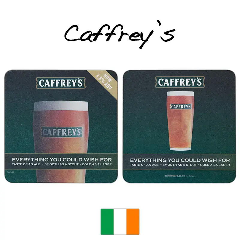 Caffrey's Irish Ale Beermats / Coasters / Beer Mats