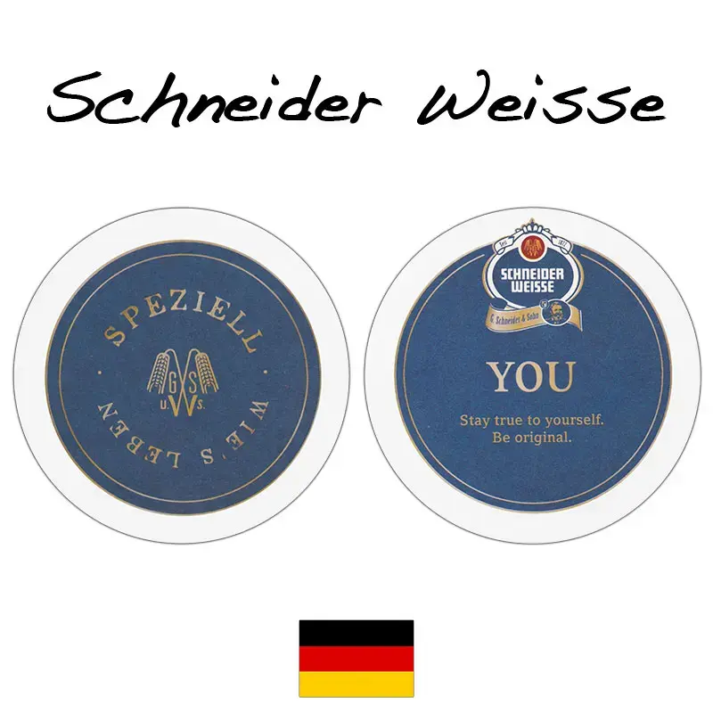 Schneider Weisse English Edition Beermats / Coasters