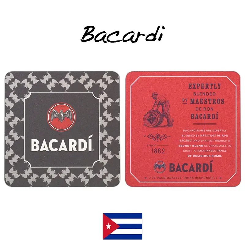 Bacardi Rum Beer Beermats / Coasters / Beer Mats