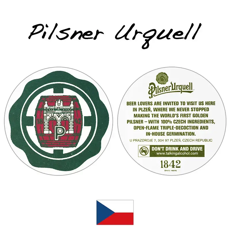 Pilsner Urquell Beermats / Coasters