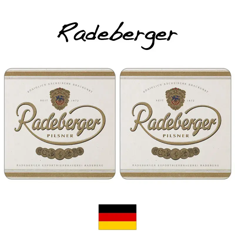 Radeberger Pilsner German Beer Beermats / Coasters / Beer Mats