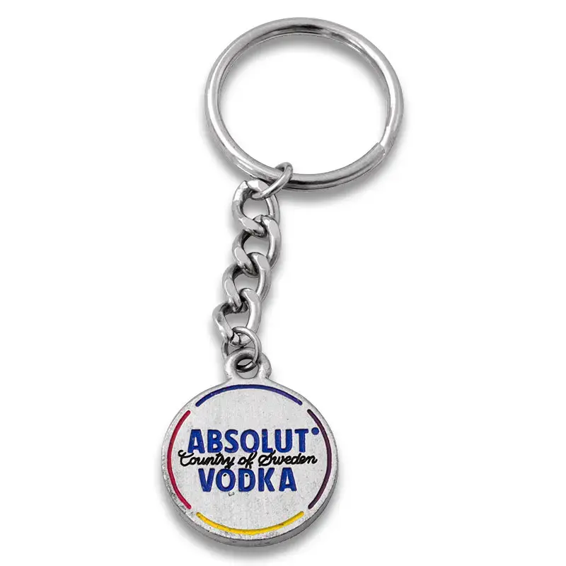 Absolut Vodka Metal Keyring / Keychain
