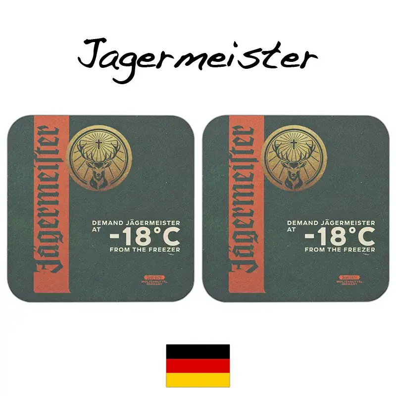 Jagermeister Liqueur Germany Beermats / Coasters / Beer Mats