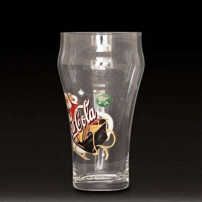 Coca-Cola Christmas 2001 Cyprus Limited Edition Glasses