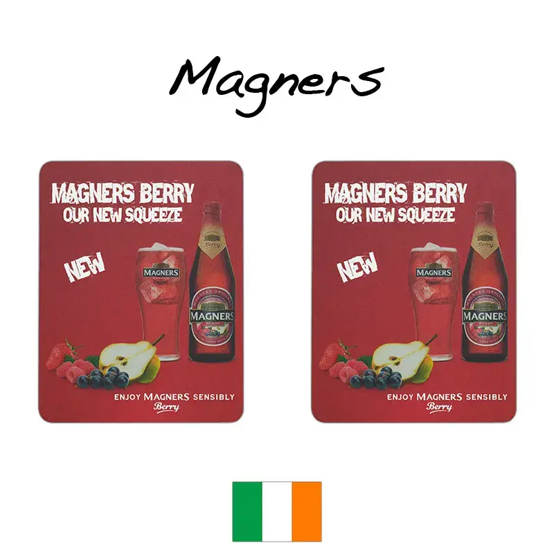 Magners Berry Irish Cider Beermats / Coasters / Beer Mats