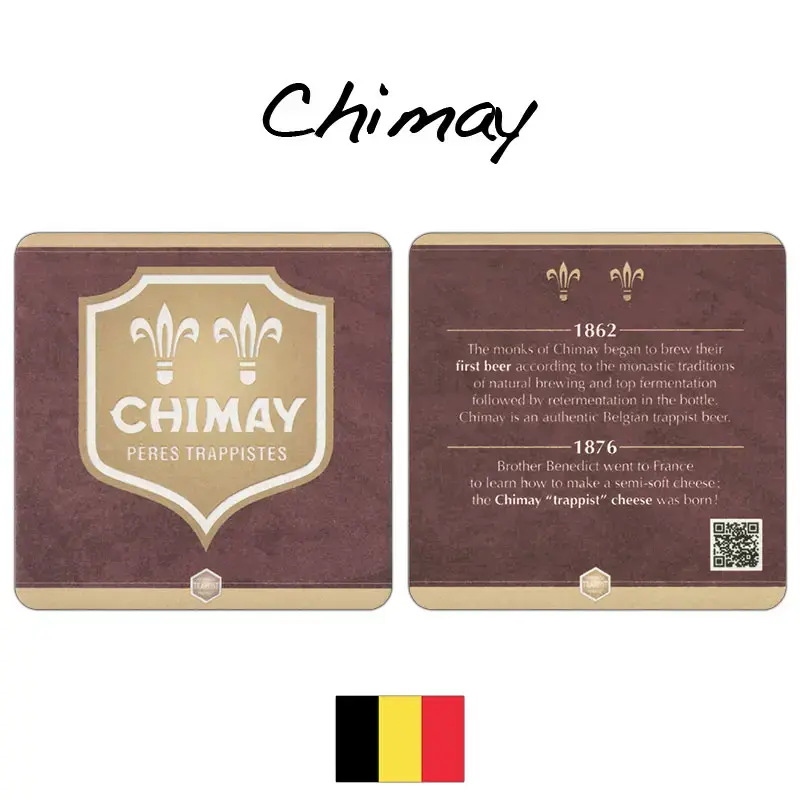 Chimay Beer Belgium Beermats / Coasters / Beer Mats