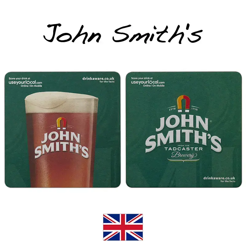 John Smith's English Ale Beermats / Coasters / Beer Mats