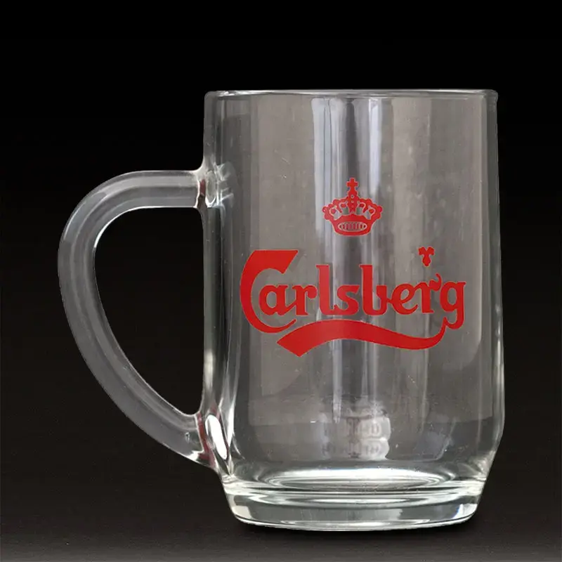 Vintage Carlsberg Pint Beer Glasses