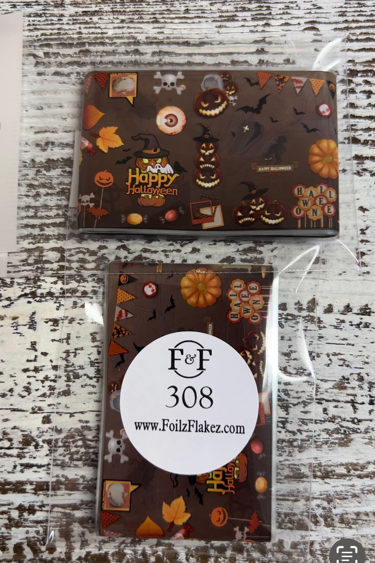 Transfer foil strip #308 Halloween 