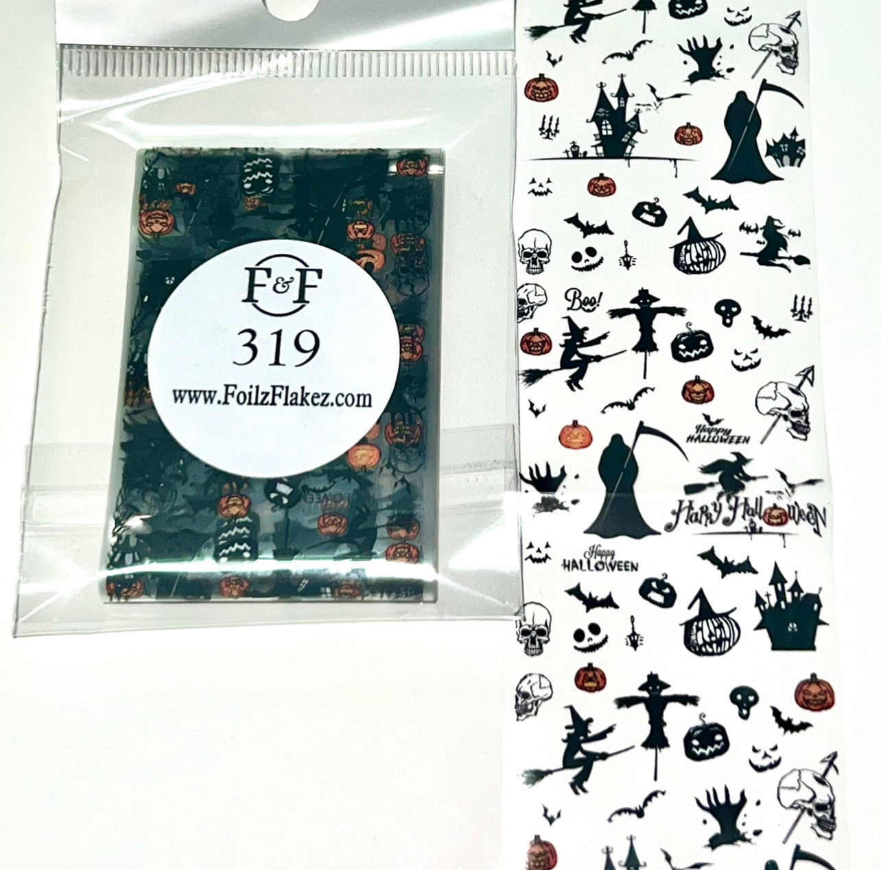 Transfer foil strip #319 Halloween 
