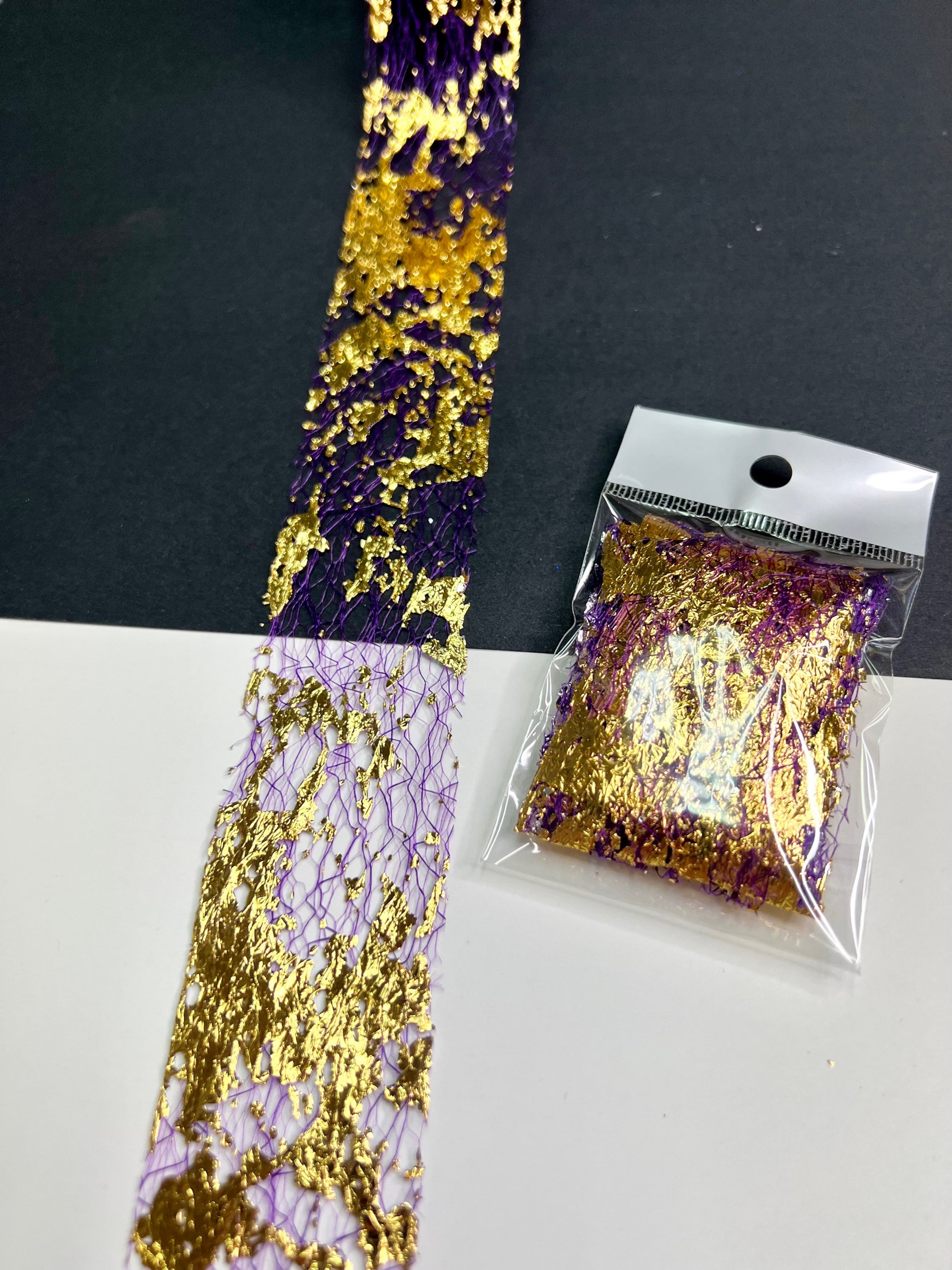 Gold Foil /  Purple Lace 