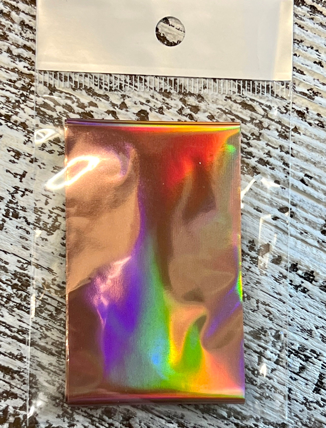 Transfer foil strips #190 - Holographic Rose Gold