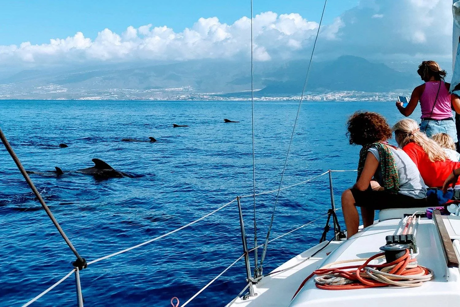 Atlanti-óceáni vitorlás élmény Tenerife partjainál naplementében