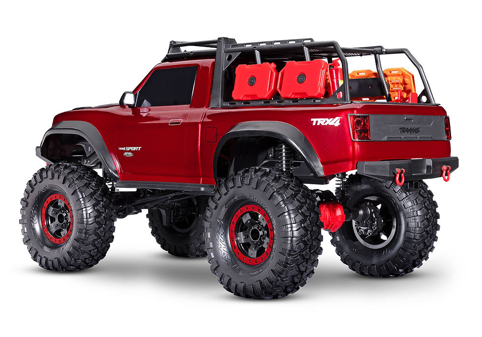 Traxxas トラクサス 1/10 TRX-4 スポーツ ハイトレイル レッド 82044-4 