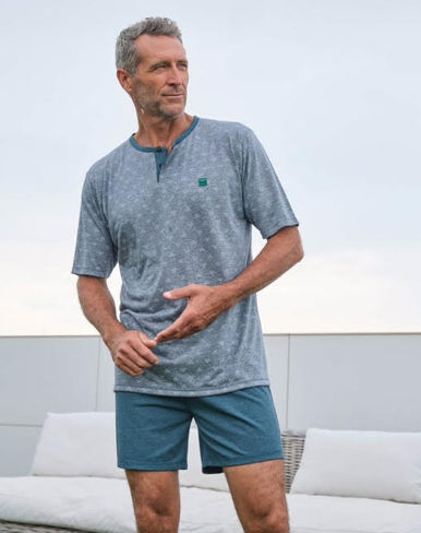 pijama, massana, para chico, verde, caballero, señor
