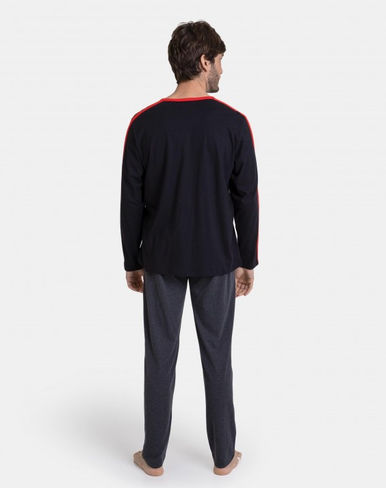 pijama, señor, de algodón, massana