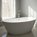 bathtub, natural light, cozy, clean, big, indoor, window.jpg