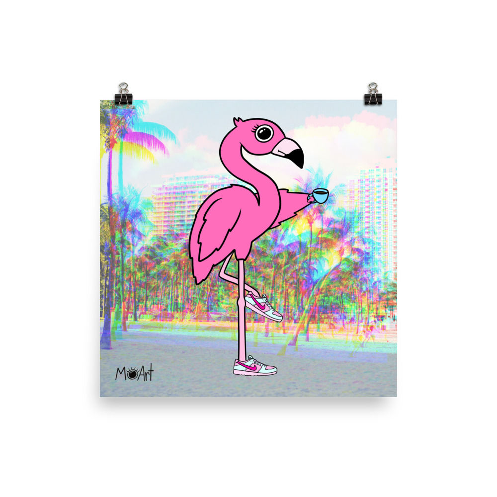 Hype Flamingo Print