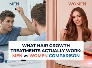 Hair loss hair growth - men vs women
