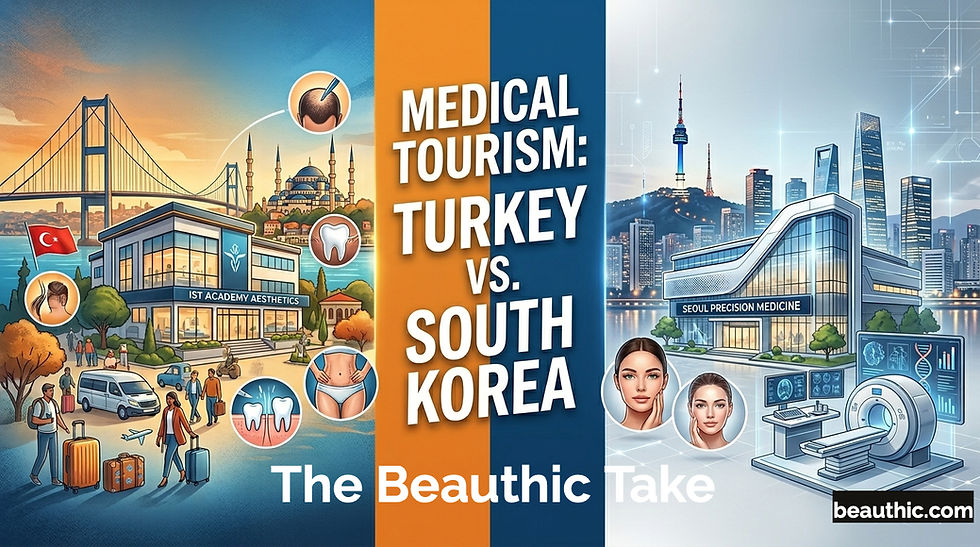 Medical tourism : Turkey vs. South Korea - Who Provides Better Medical & Aesthetic Care in 2026?