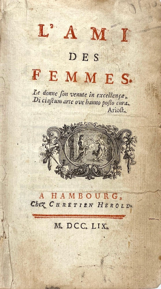 [BOUDIER DE VILLEMERT (Pierre-Joseph)]. L'Ami des femmes.