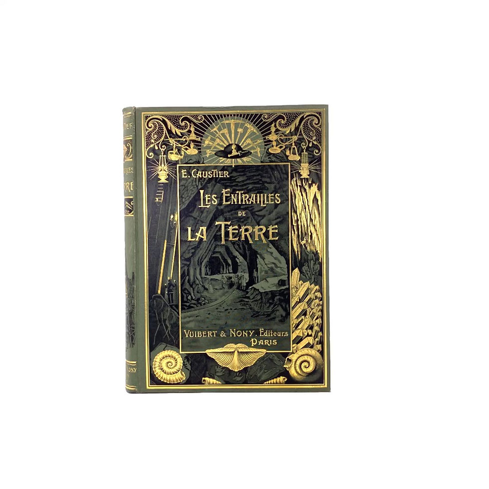 Miniature : CAUSTIER (Eugène) . Les Entrailles de la terre . 1905