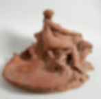 Sculpture Jean-Pierre Gras Nymphe 1911 terre cuite