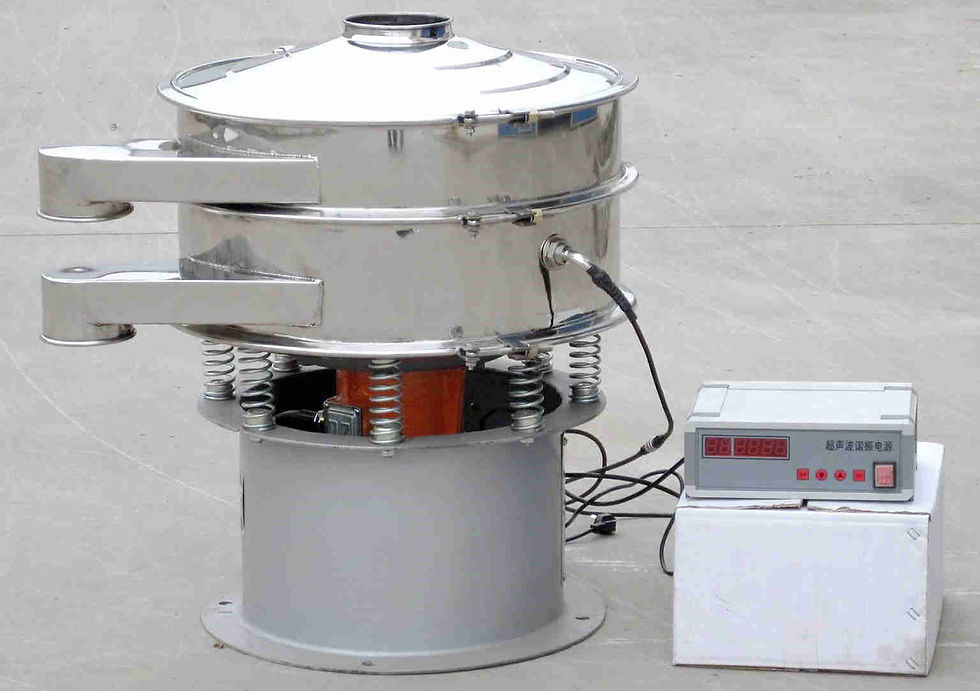 epoxy resins sieving vibrating sifter machine