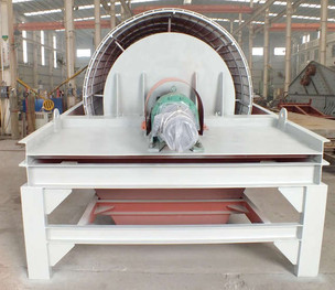 rotary drum machine for sand screening