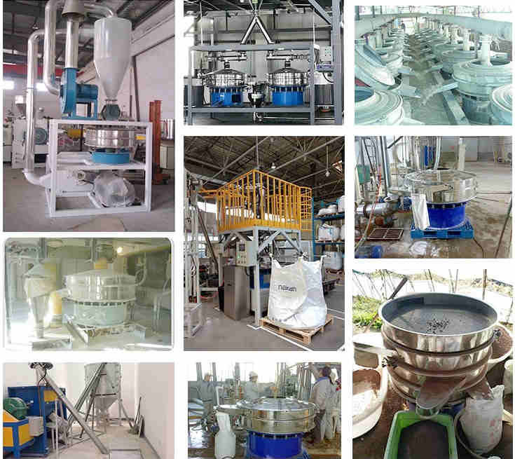 commercial vibro sieving machine industrial applications
